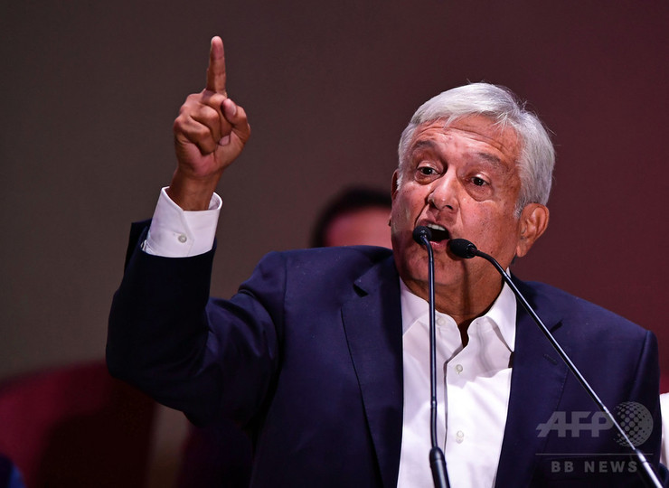メキシコ次期大統領、就任式にトランプ米大統領を招待 メキシコ次期大統領、就任式にトランプ米大統領を招待