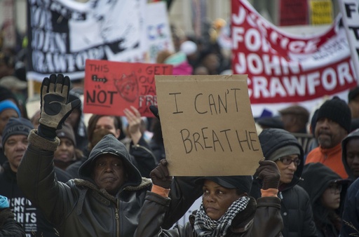 米各地で大規模デモ、警察による黒人殺害に数千人が抗議