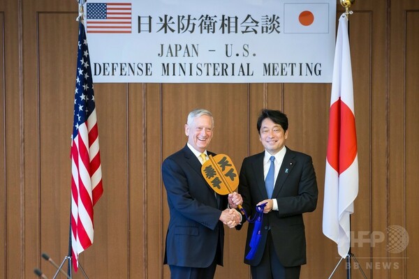 「日米同盟はインド太平洋の安定の要」 マティス国防長官