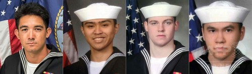 イージス艦衝突、米海軍が死者7人全員の身元確認 イージス艦衝突、米海軍が死者7人全員の身元確認