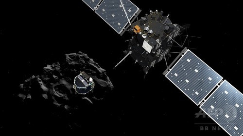 史上初の彗星着陸へ、実験機「フィラエ」母船から分離成功 史上初の彗星着陸へ、実験機「フィラエ」母船から分離成功