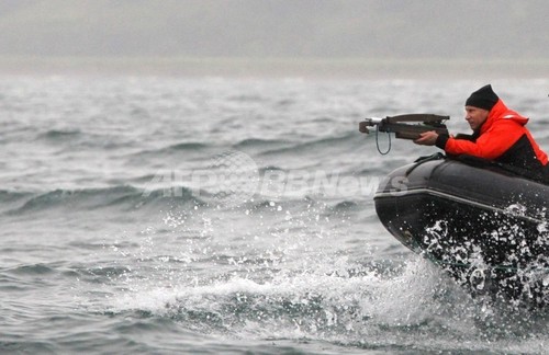 プーチン首相、「クジラ撃ち讃歌」を露誌コラムに執筆
