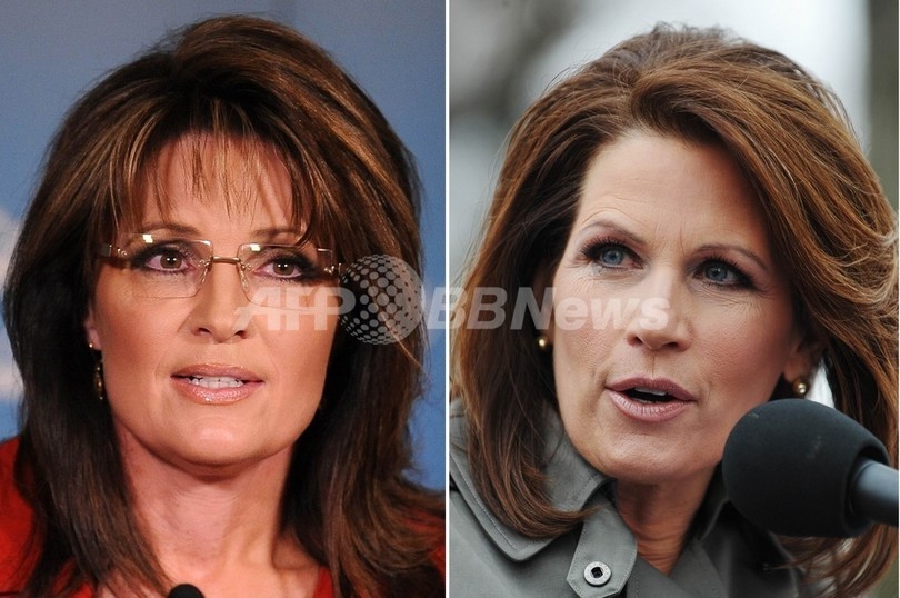 ペイリンvsバックマン、注目集める2人の共和党女性 米国 ペイリンvsバックマン、注目集める2人の共和党女性 米国