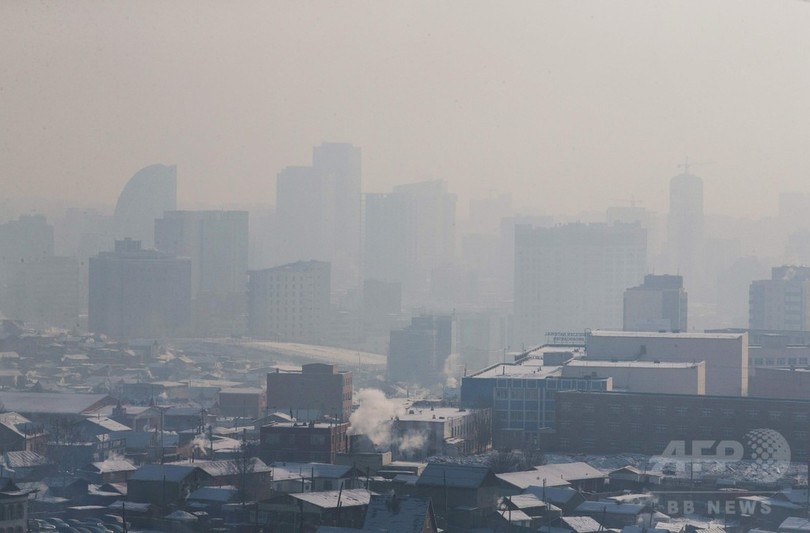 「酸素カクテル」を飲む住民も、モンゴル首都の強烈な大気汚染 写真8枚 国際ニュース：AFPBB News
