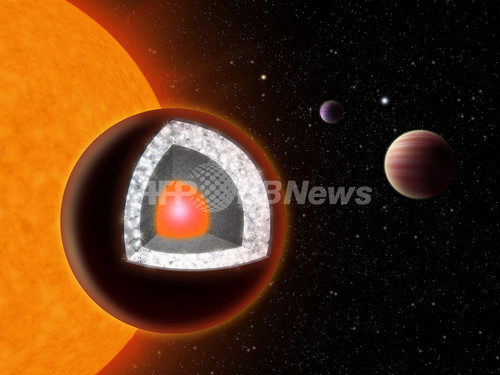 「ダイヤモンドの惑星」発見、地球から40光年 仏米研究チーム 「ダイヤモンドの惑星」発見、地球から40光年 仏米研究チーム