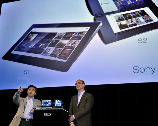 ソニー、タブレット端末2機種を発表 iPadに挑む
