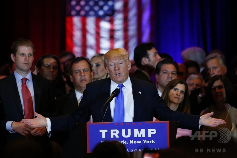 トランプ氏、インディアナ州で圧勝へ 民主は接戦 米予備選 トランプ氏、インディアナ州で圧勝へ 民主は接戦 米予備選