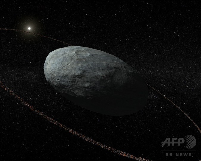 太陽系の準惑星「ハウメア」に輪、通説覆す発見 研究 太陽系の準惑星「ハウメア」に輪、通説覆す発見 研究
