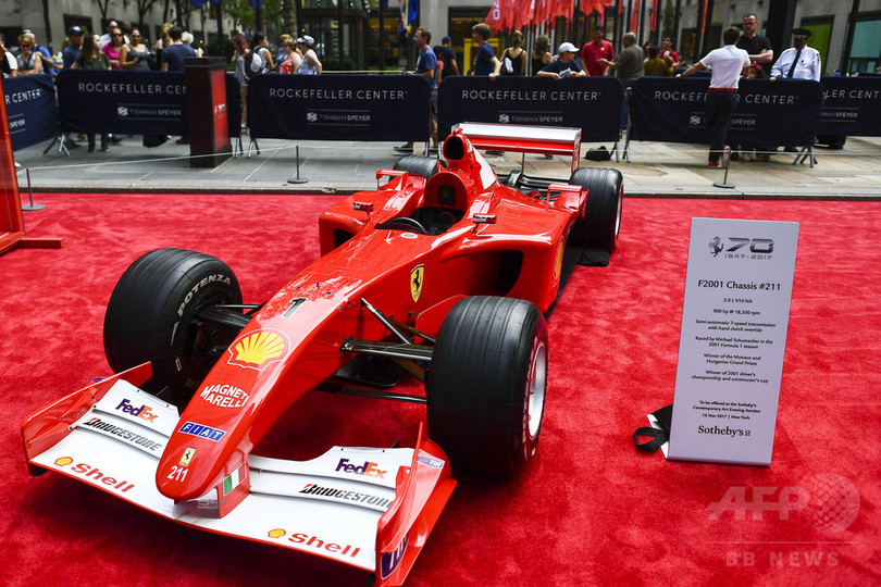 シューマッハ氏のフェラーリ、8.4億円で落札 近代F1マシン史上最高 シューマッハ氏のフェラーリ、8.4億円で落札 近代F1マシン史上最高