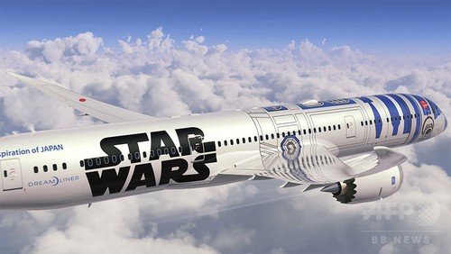 スター・ウォーズ特別塗装機、ANAが今秋に就航へ スター・ウォーズ特別塗装機、ANAが今秋に就航へ