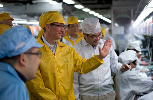 中国のアップル下請け工場、「労働環境劣悪」と報告