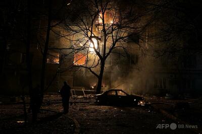 マクロン氏「ロシアに停戦に応じる意思ないのは明らか」