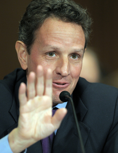 米上院、財務長官にガイトナー氏を承認