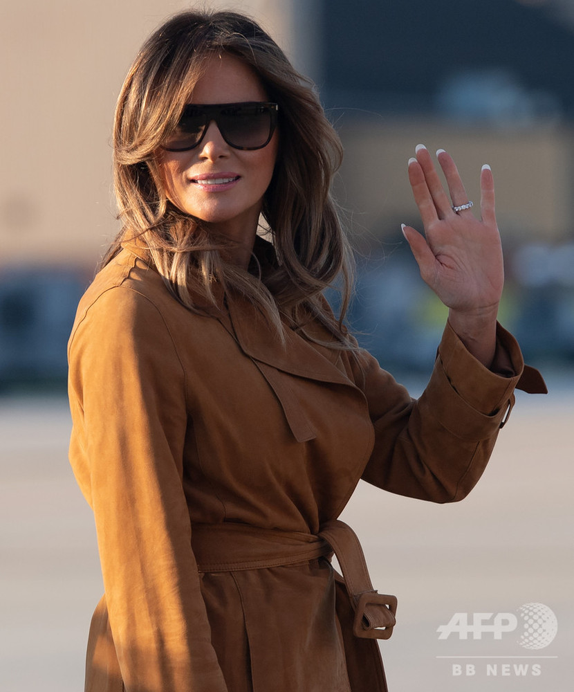 メラニア夫人、アフリカ4か国歴訪に出発 初の単独外遊 写真8枚 国際ニュース：AFPBB News