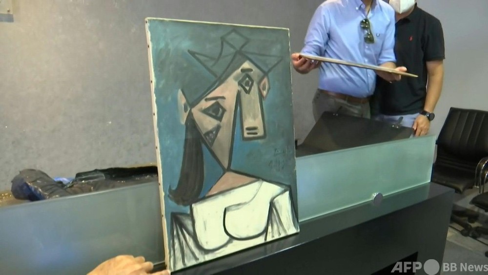 動画：9年前盗難のピカソ作品発見 男が渓谷に隠す ギリシャ 写真