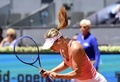 テニス、マドリード・オープン、女子シングルス3回戦。勝利を喜ぶマリア・シャラポワ（2015年5月6日撮影）。(c)AFP/GERARD JULIEN