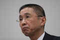 神奈川県横浜市の日産本社で記者会見する同社の西川広人CEO（2018年11月19日撮影）。(c)Behrouz MEHRI / AFP