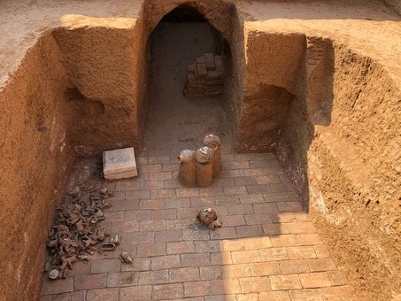 北周初代皇帝の陵墓を発見 中国陝西省咸陽市 写真12枚 国際