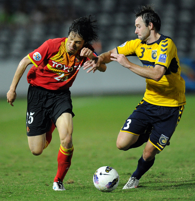 名古屋グランパス、敵地でマリナーズと引き分ける