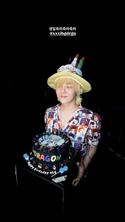 G-DRAGON、38歳の誕生日を満喫