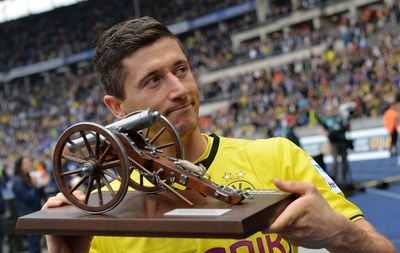 ドルトムント快勝、レワンドフスキが得点王獲得