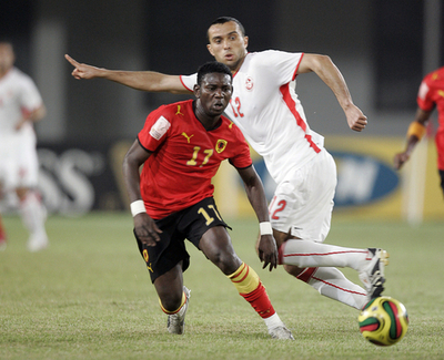 チュニジアとアンゴラ スコアレスドローで共に準々決勝進出