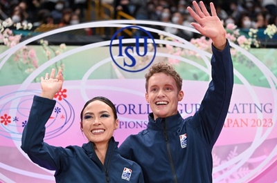 五輪フィギュアのメダル、1年たった今も待つ… 米カップルが心痛