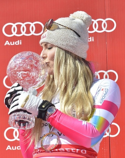 ボンが通算18個目のクリスタルグローブ獲得、アルペンスキーW杯