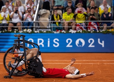 18歳小田凱人が車いすテニスで金 パリ・パラリンピック