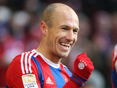 ロッベンが練習復帰、ヘルタ戦出場の可能性も