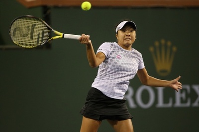 奈良、15年ぶり出場のヴィーナス下す BNPパリバ・オープン