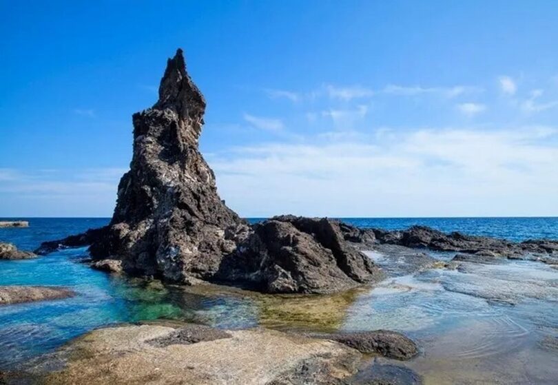 鬱陵島の燭台岩(c)news1