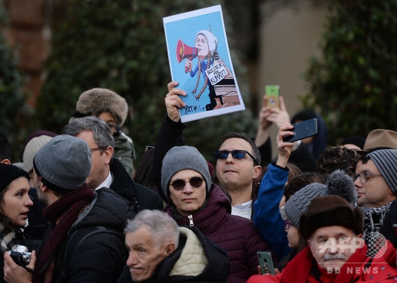 グレタさん「帰りの列車は超満員」  ドイツ鉄道とツイッターで小競り合い
