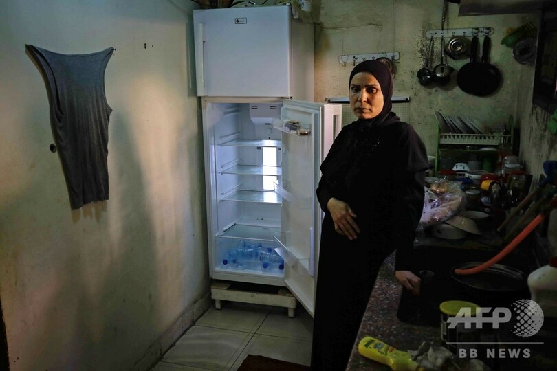 空になった冷蔵庫…レバノンの経済危機