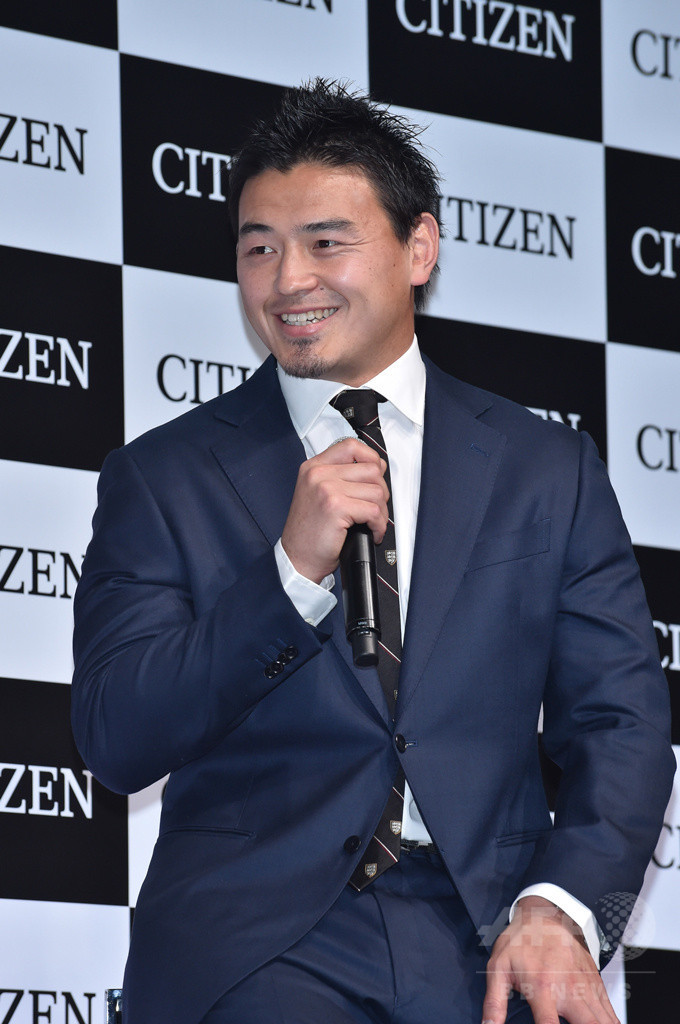 「シチズン」ブランドアンバサダーに五郎丸選手を起用