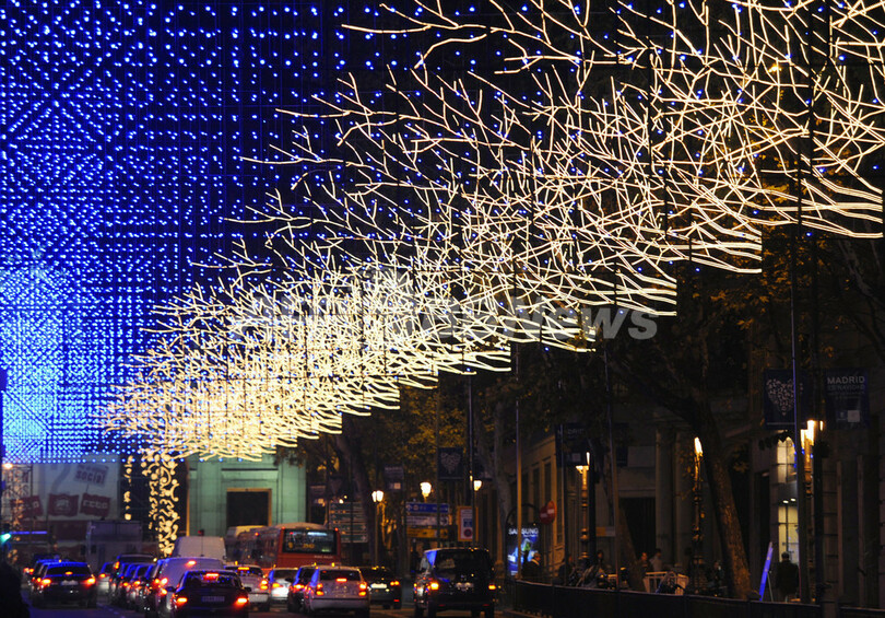 もうすぐクリスマス、マドリードのイルミネーション