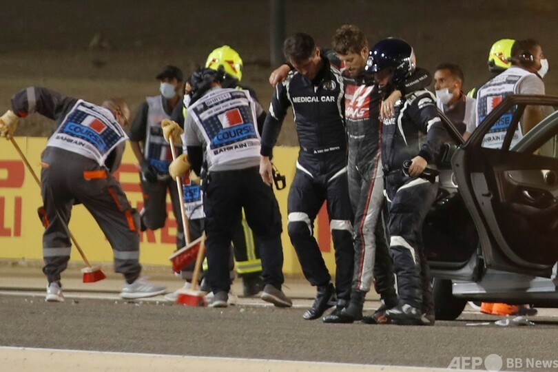 大クラッシュのグロージャン、次戦は欠場 ハース発表