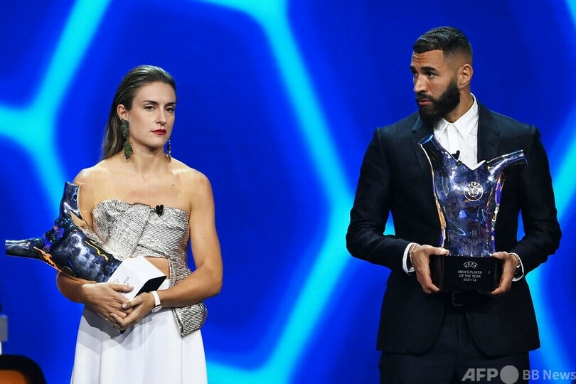 ベンゼマが欧州最優秀選手に レアルの欧州CL制覇に貢献