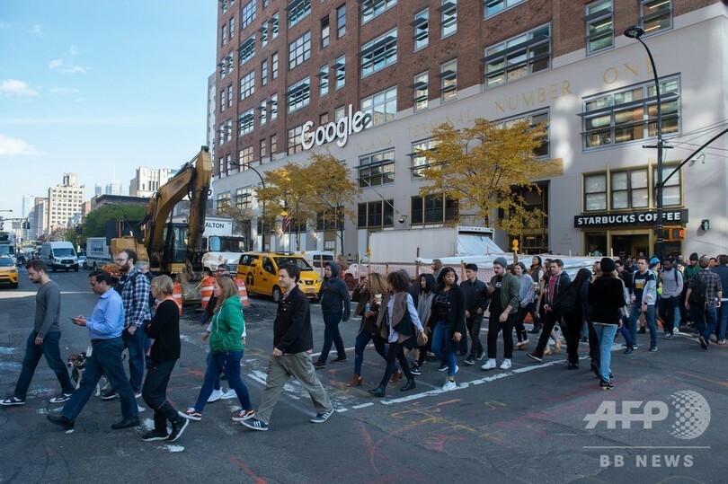 グーグル従業員が一斉スト、世界各地でセクハラ対応に抗議