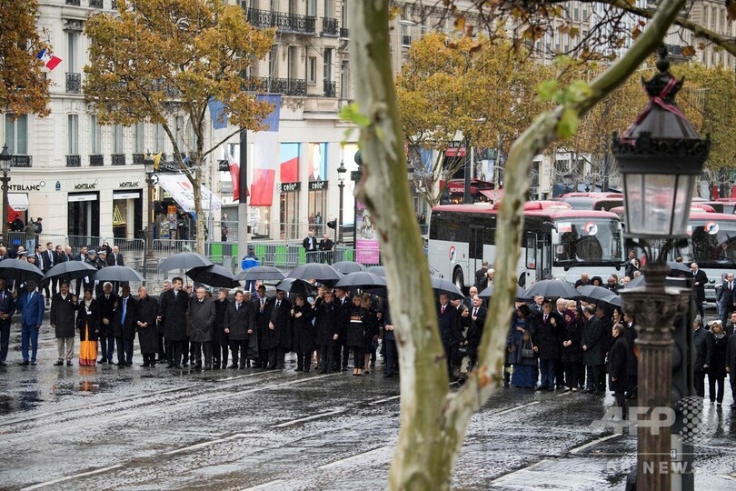 仏大統領、ナショナリズムの台頭に警鐘 トランプ型「自国第一」主義を批判
