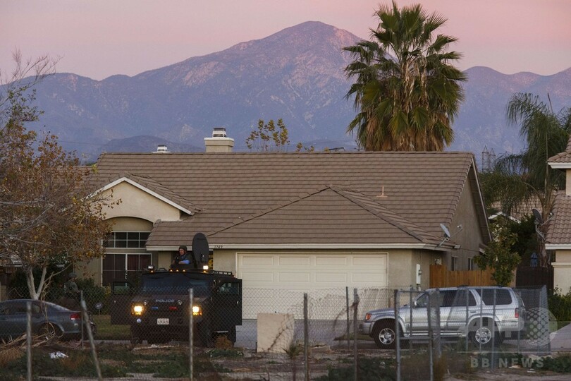 米加州の銃乱射、容疑者の男女射殺 アサルトライフルや拳銃で武装