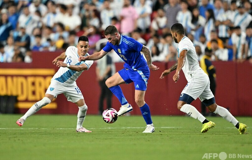 メッシ2発でアルゼンチン勝利 コパ控えた最後の強化試合