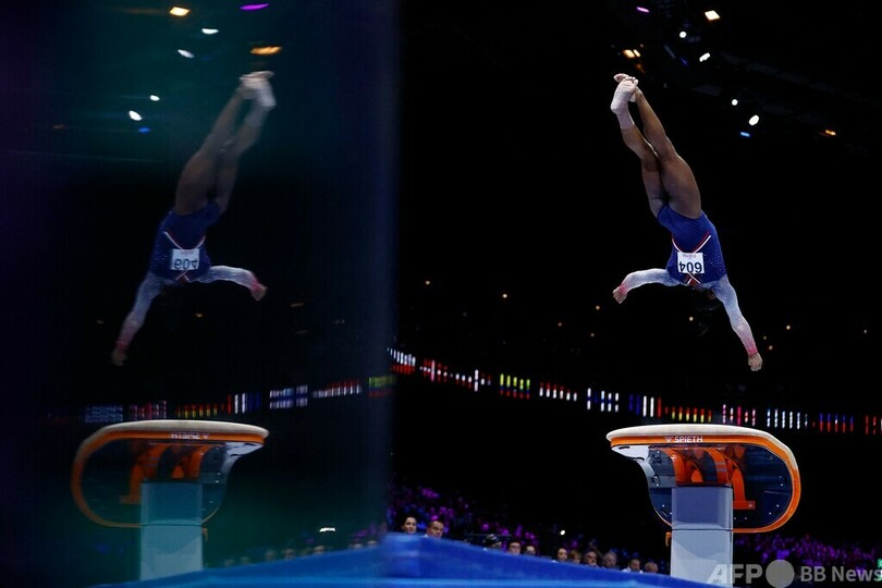 米国が女子団体7連覇 バイルスは通算20個目の金 世界体操