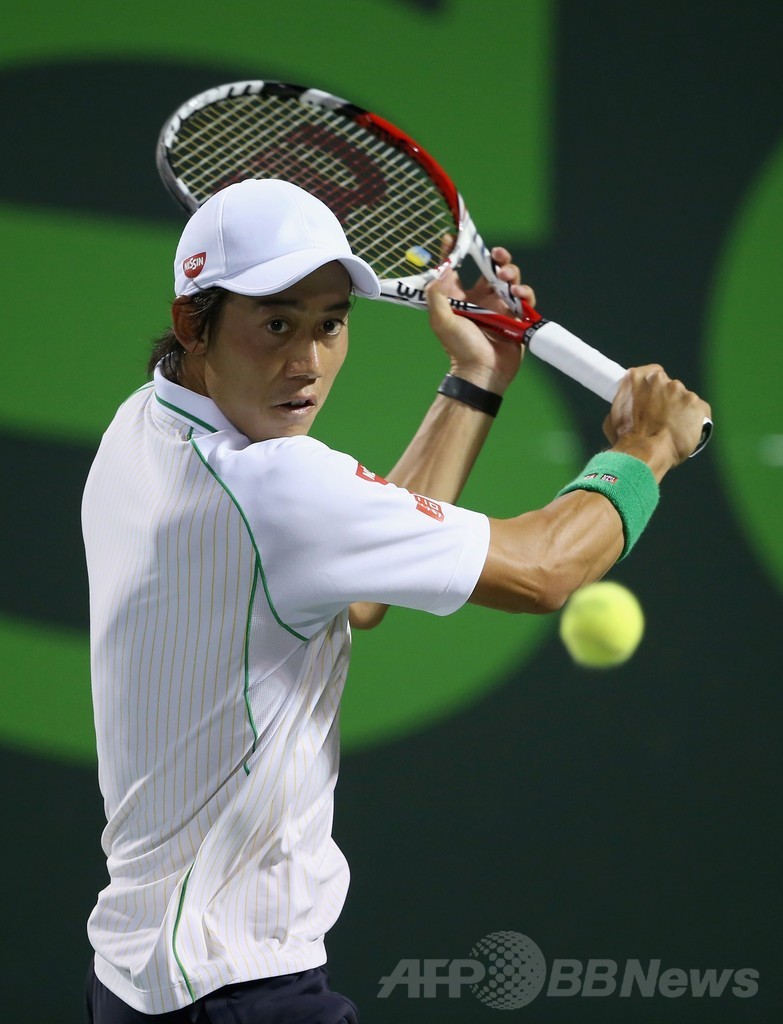 錦織4強入り、フェデラーに番狂わせ ソニー・オープン