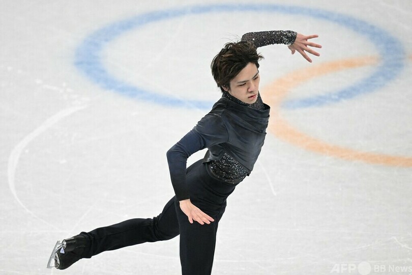 宇野昌磨、フィギュア男子SPの演技 北京冬季五輪
