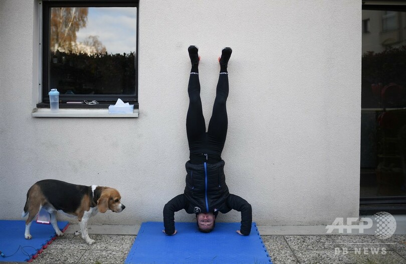 筋肉も頭も駆使、都市封鎖に直面する仏アスリートの努力