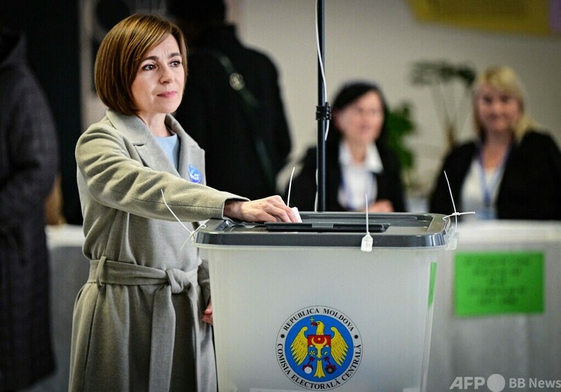 モルドバ大統領選の決選投票、親欧州派の現職が勝利宣言