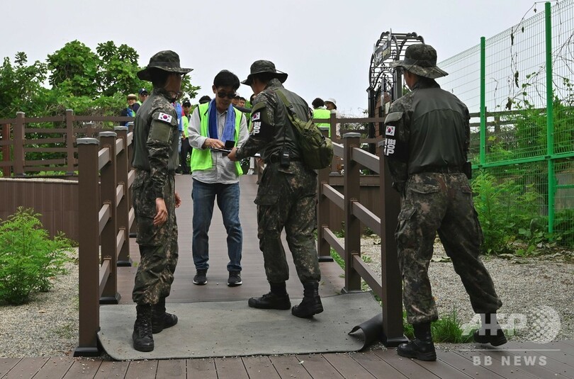 非武装地帯でウオーキングツアー 韓国の高城
