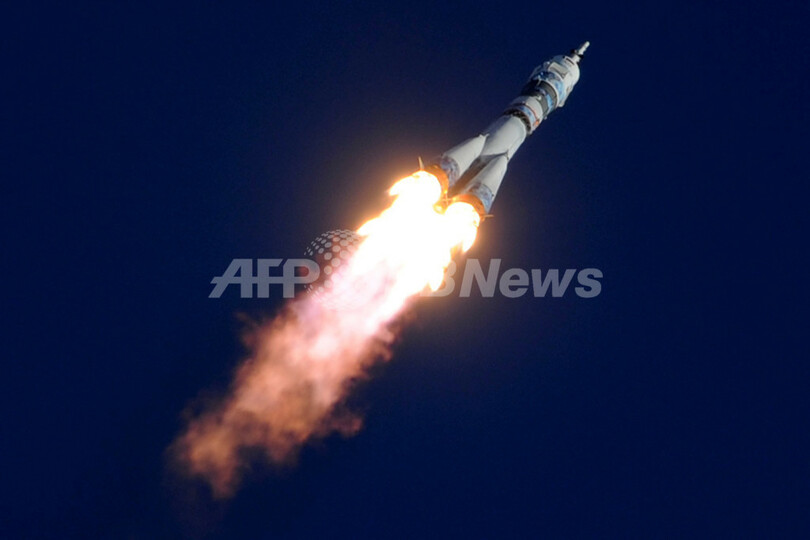 若田さん搭乗のソユーズ打ち上げ、ISSへ