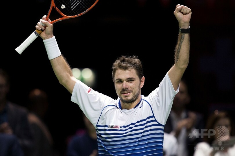 ワウリンカ、10年ぶりの出場で優勝 ABNアムロ世界テニストーナメント